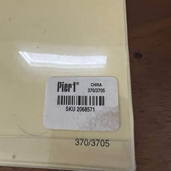 NWT Pier 1 4x6 Black Metal and Beaded Wire Rectangular Photo Frame - Picture 7 of 8